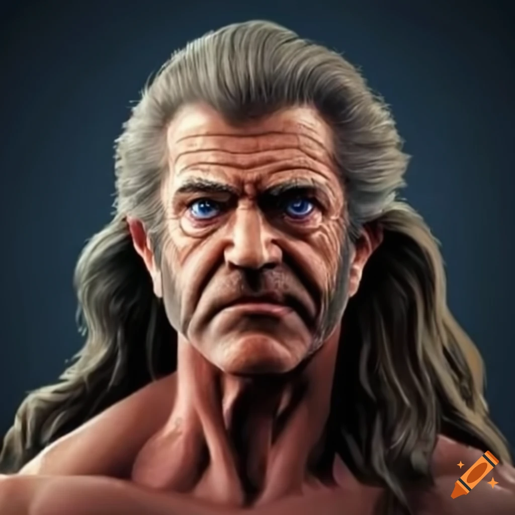 Portrait Of Mel Gibson As Weapon X From Marvel Comics On Craiyon