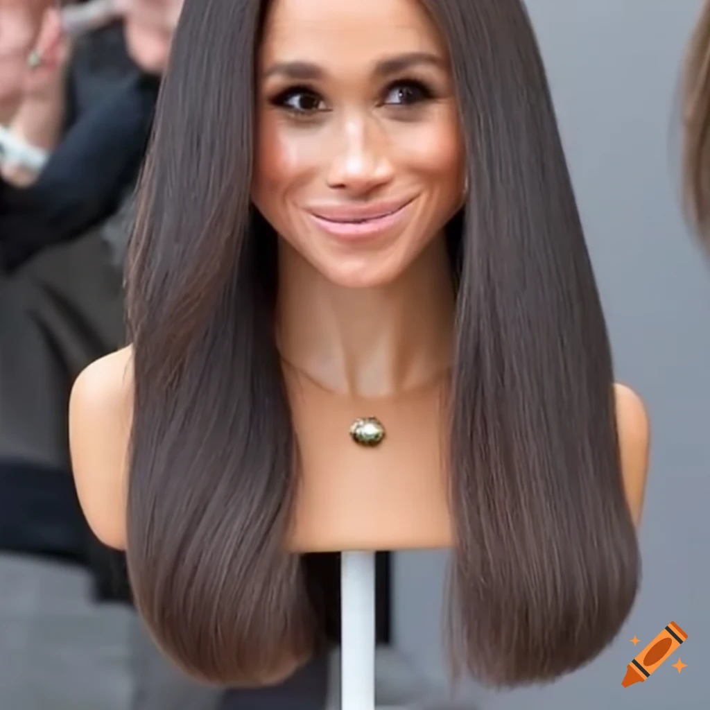 Stylized Mannequin With Long Hair Being Trimmed stylized-mannequin-with-long-hair-being-trimmed
