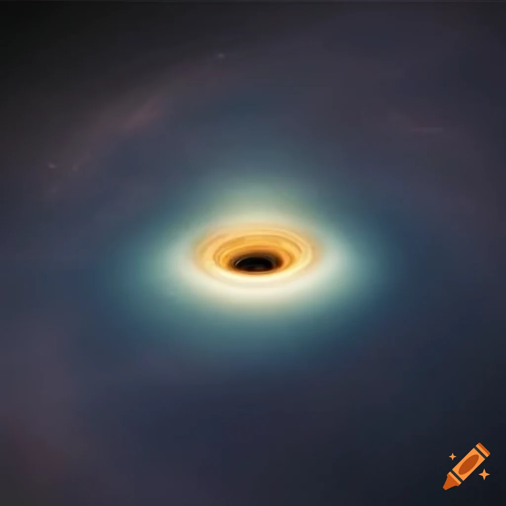 illustration of a black hole