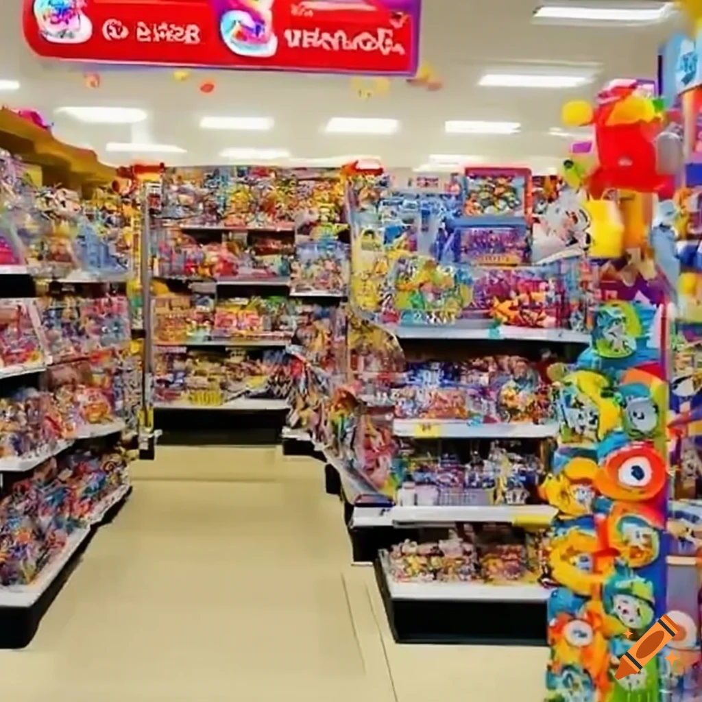 Map of hispanic toy store chain locations on Craiyon