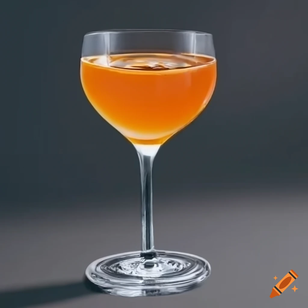 Glass of refreshing orange juice