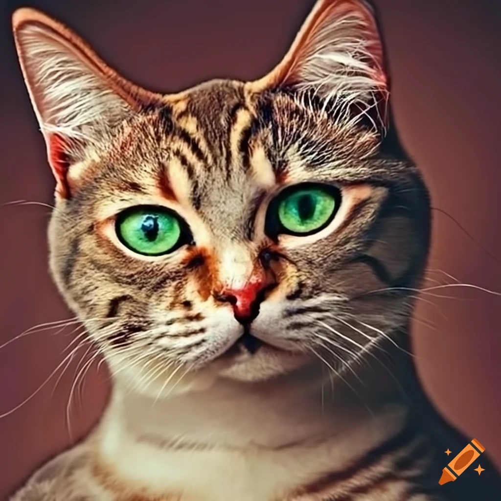 photograph of a cute cat
