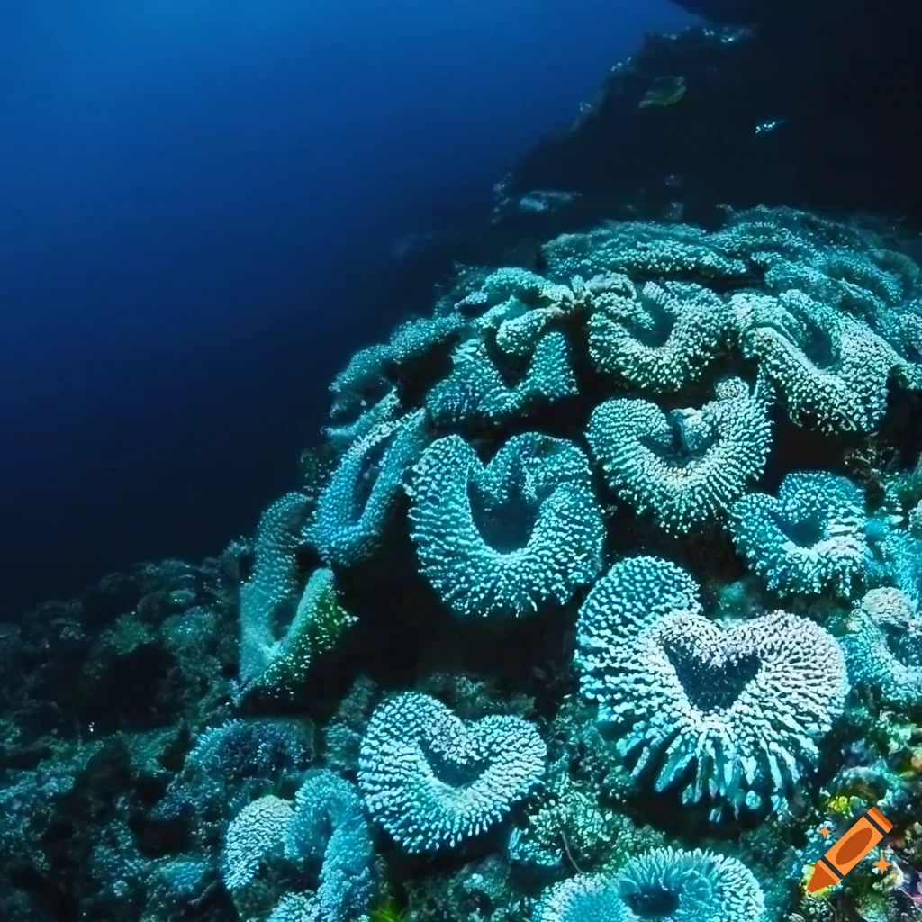 Heart Shaped Corals In The Ocean On Craiyon 2799