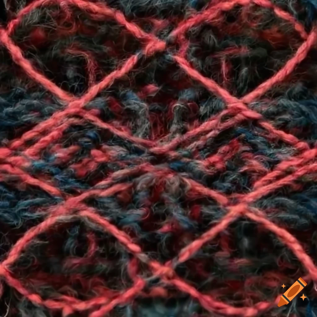 motion blur of unraveling yarn