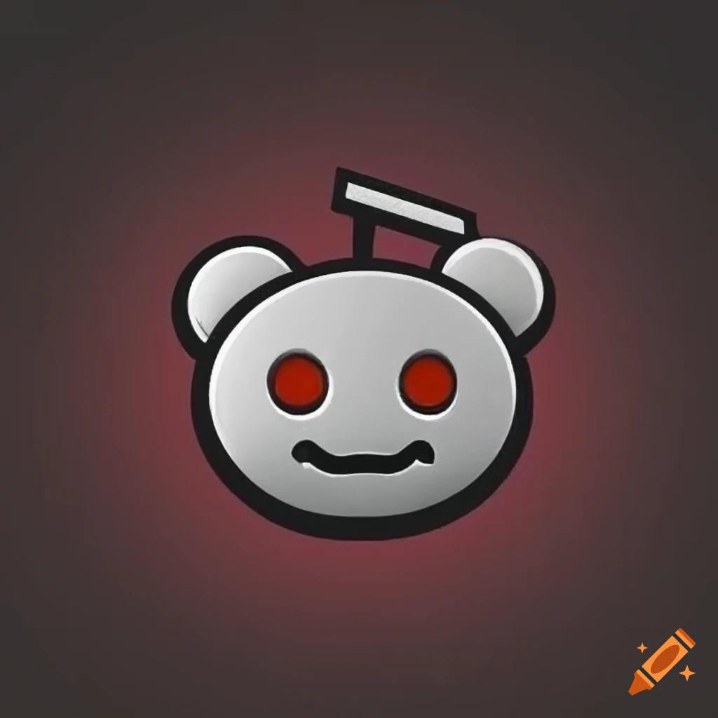 angry Reddit logo