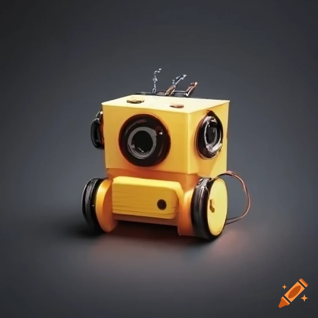 Parts for building a robot on Craiyon