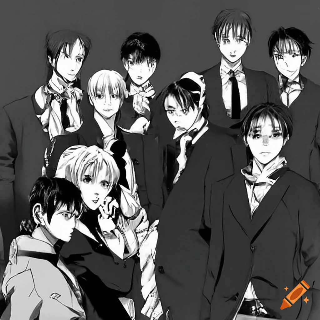group photo of mafia members