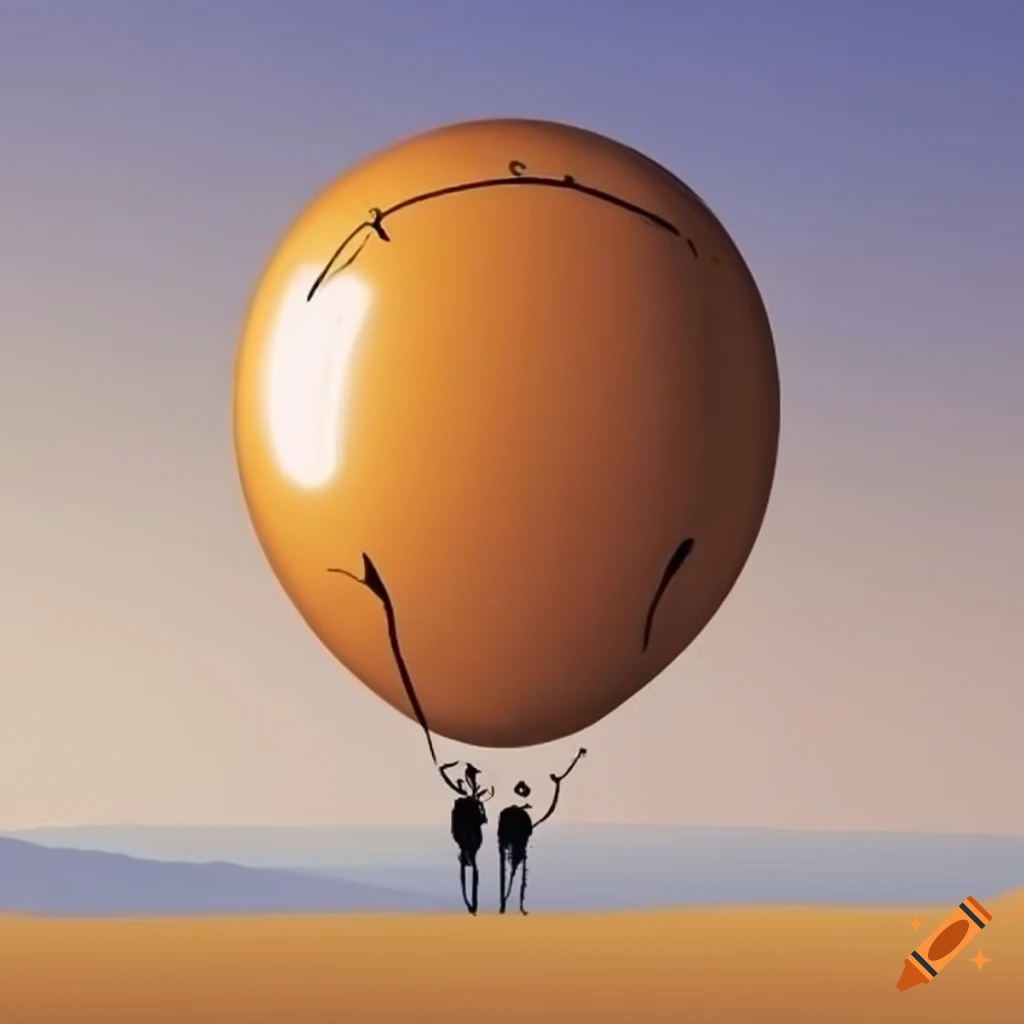 muddy balloon stuck in the ground