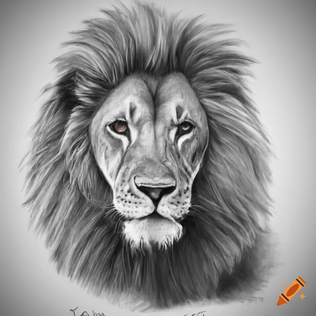 18+ Lion Pencil Drawing Free Sketch Designs | Creative Template-gemektower.com.vn