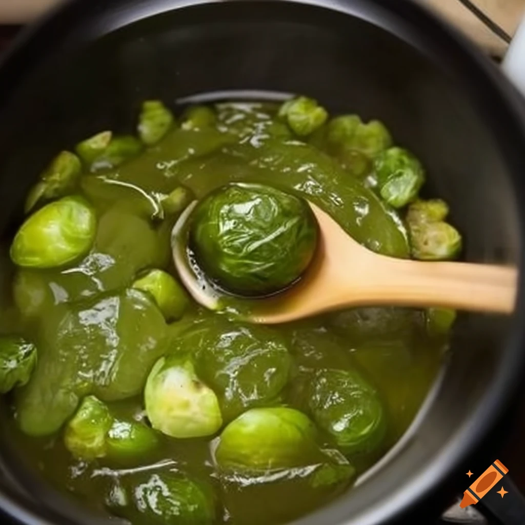 Green jelly preserves of brussel sprouts on Craiyon