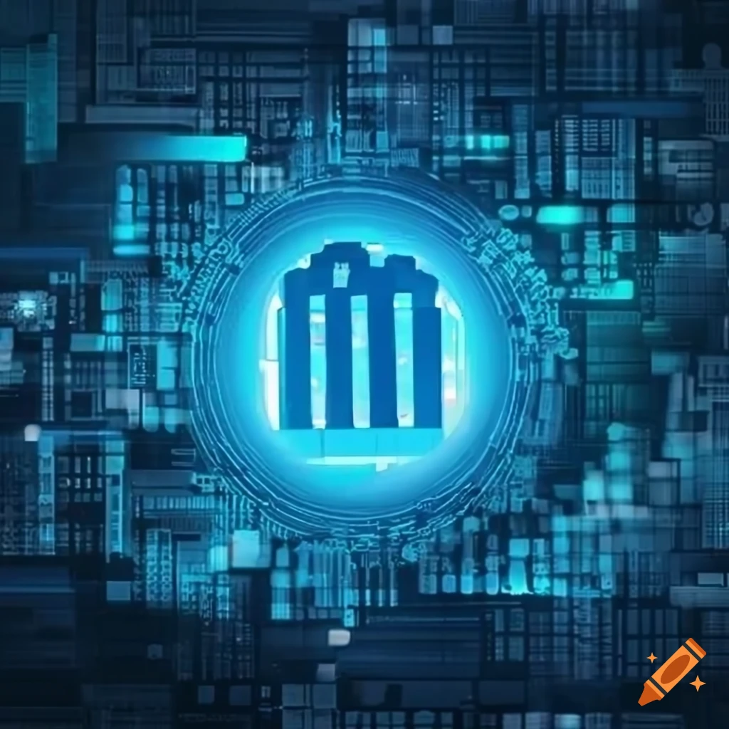 Linkedin background with data engineering and ai theme on Craiyon