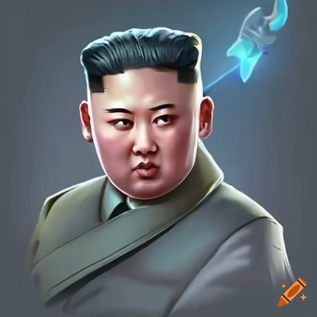 satirical-image-of-kim-jong-un-in-mobile-legends-on-craiyon