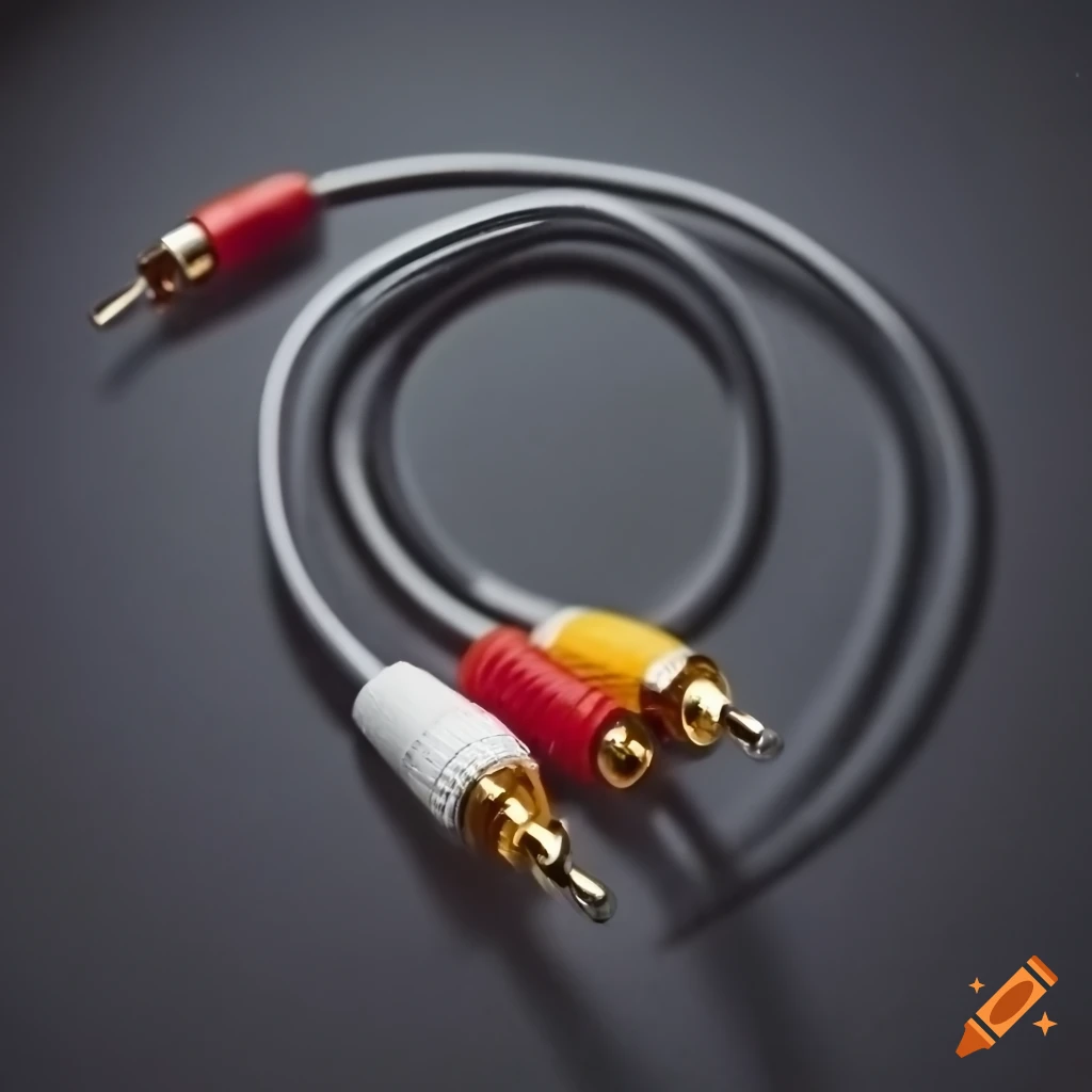 Photo of rca speaker connectors on Craiyon