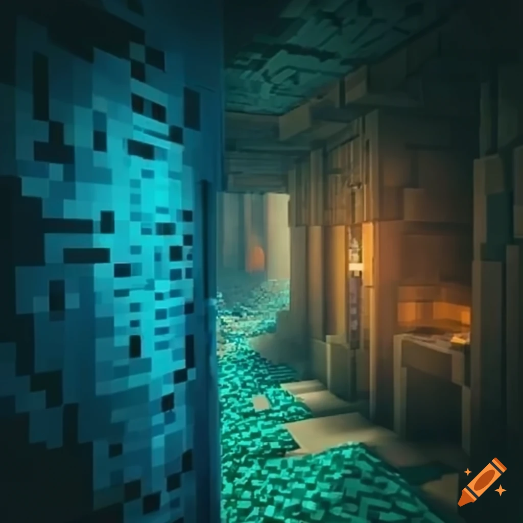 Minecraft Exploration Adventure On Craiyon