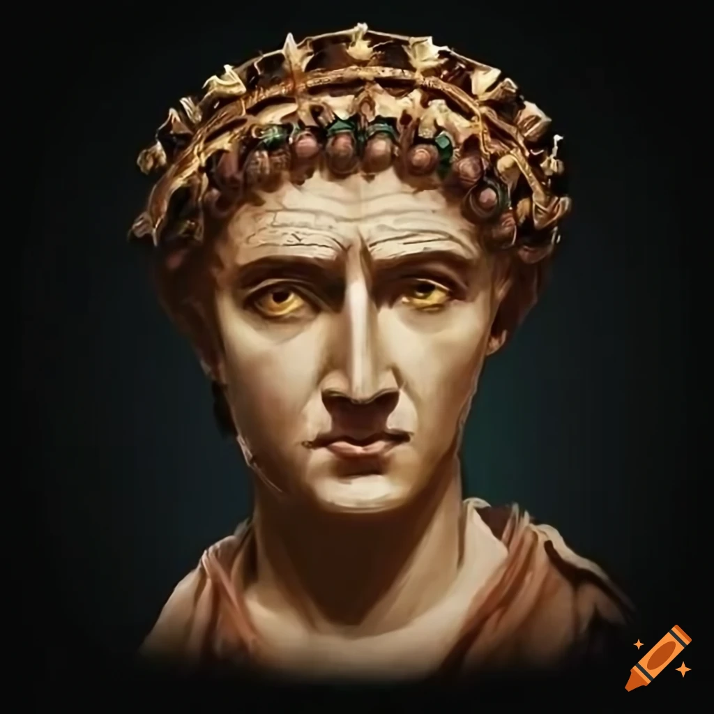 Portrait of emperor justinian on Craiyon