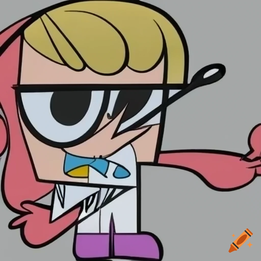 Dexter cartoon character on Craiyon