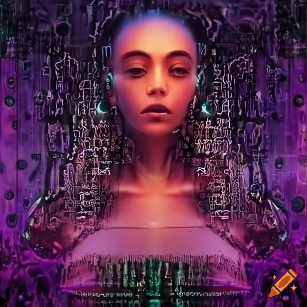 Non-binary ai representation image.