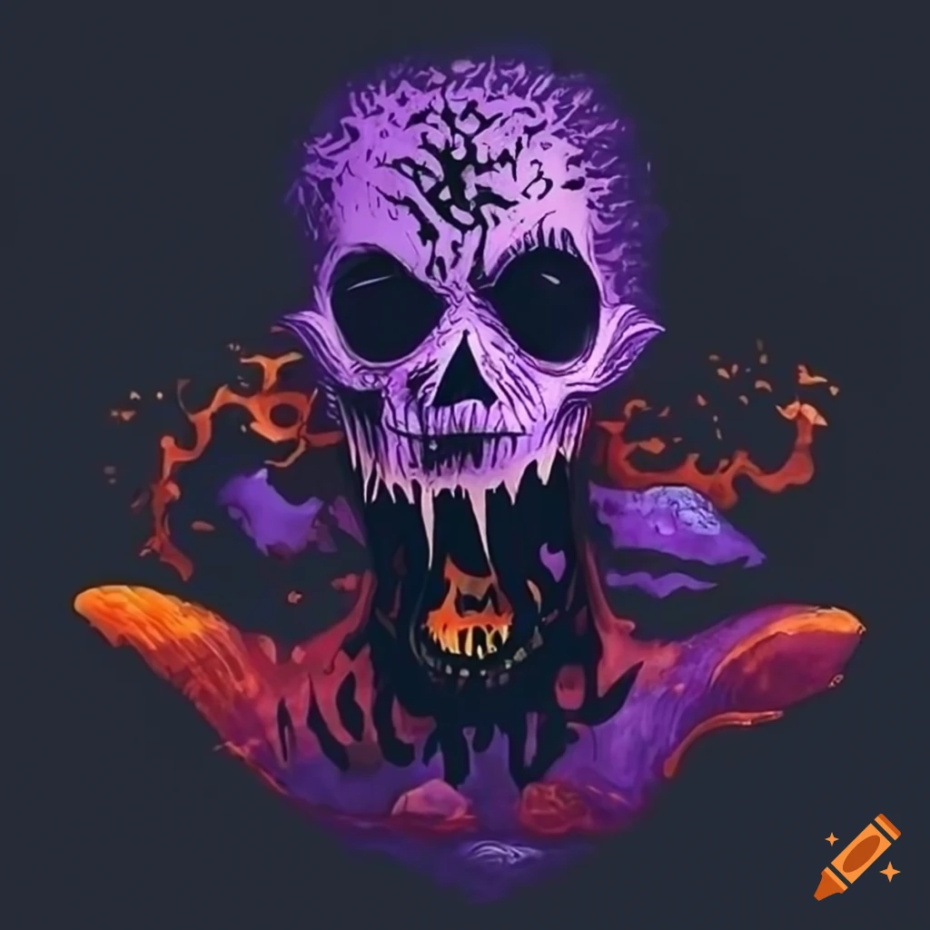 Spooky Design For A T shirt On Craiyon
