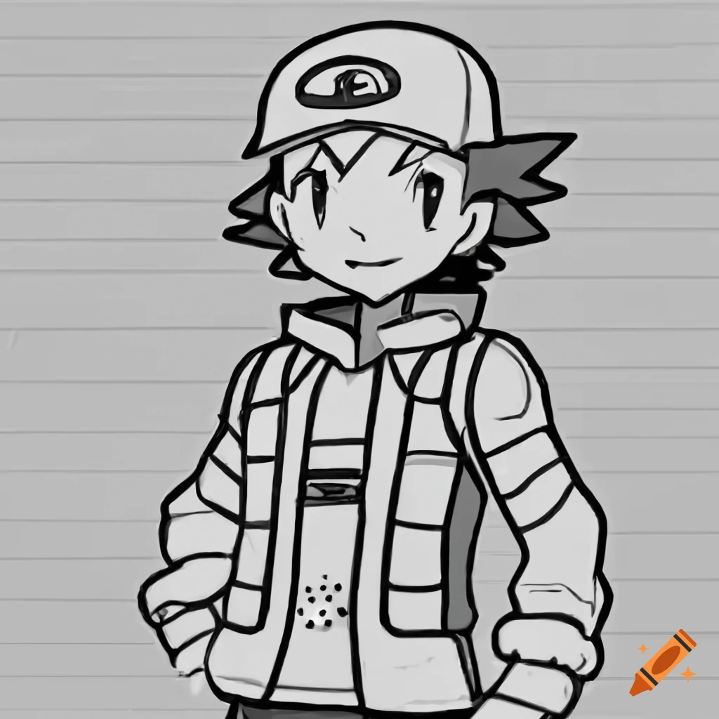 Buy Ash Ketchum Downloadable Original Pokemon Fan Art Print, Unique Style,  Classic Anime and Manga Online in India - Etsy