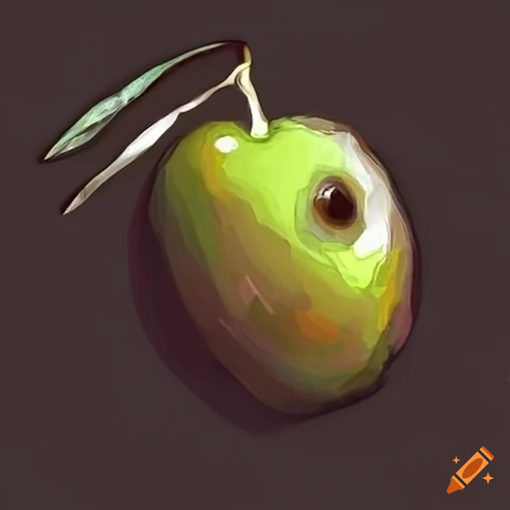 Image of olives on Craiyon