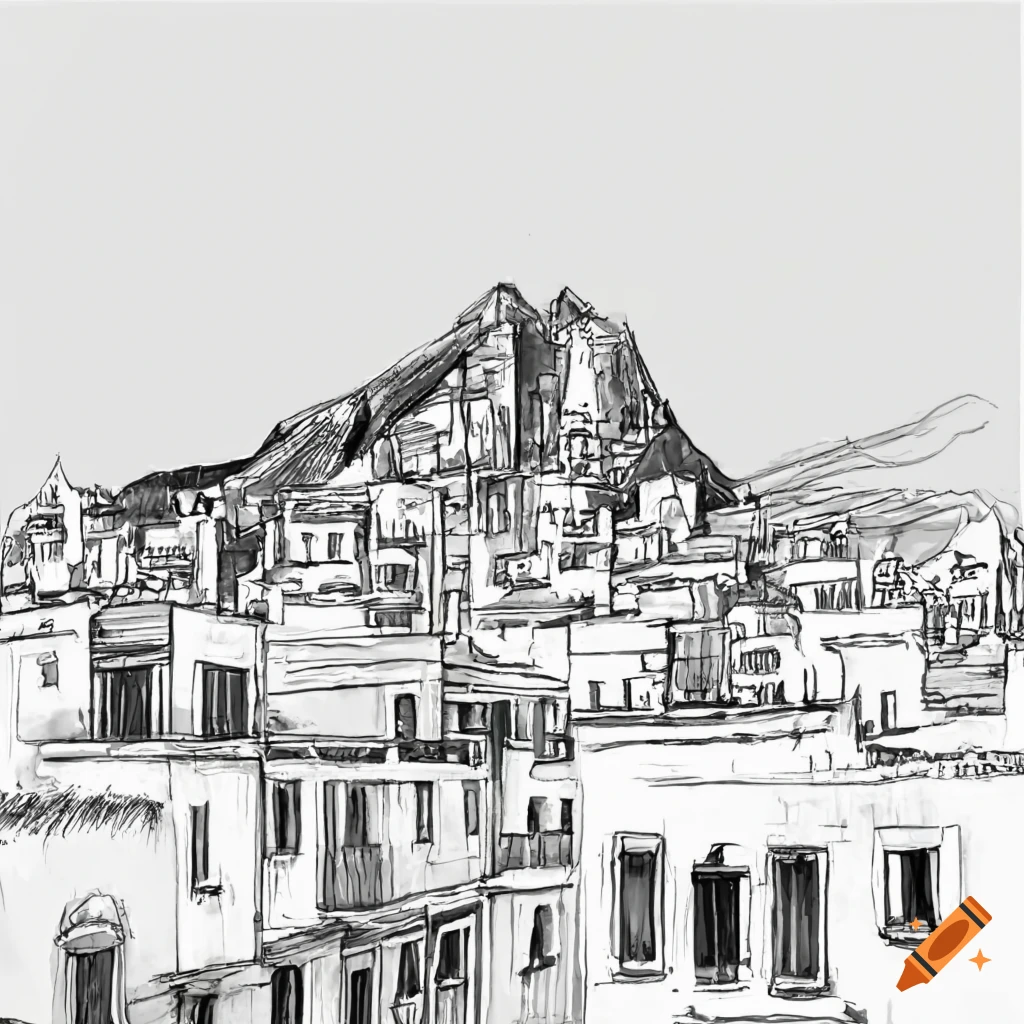 view of a Moroccan city among mountains