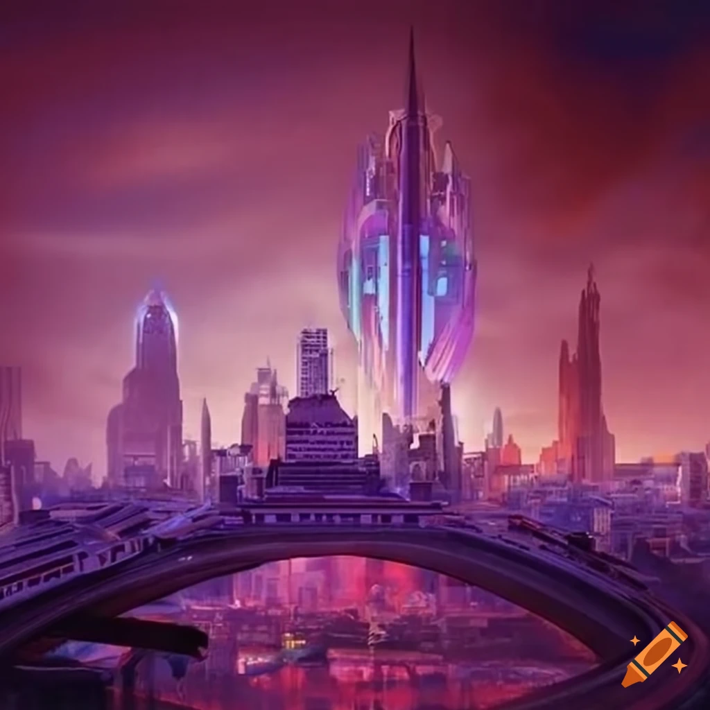 Robert Miles' Children album cover with futuristic cityscape