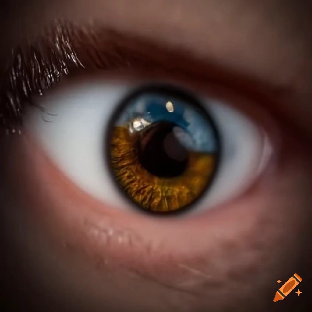 artistic representation of merging eyes