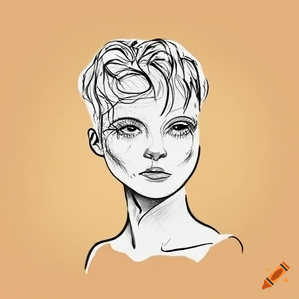 Continuous Line Art Drawing Face And Hairstyle Fashion Concept Woman Beauty  Minimalist Vector Stock Illustration - Download Image Now - iStock