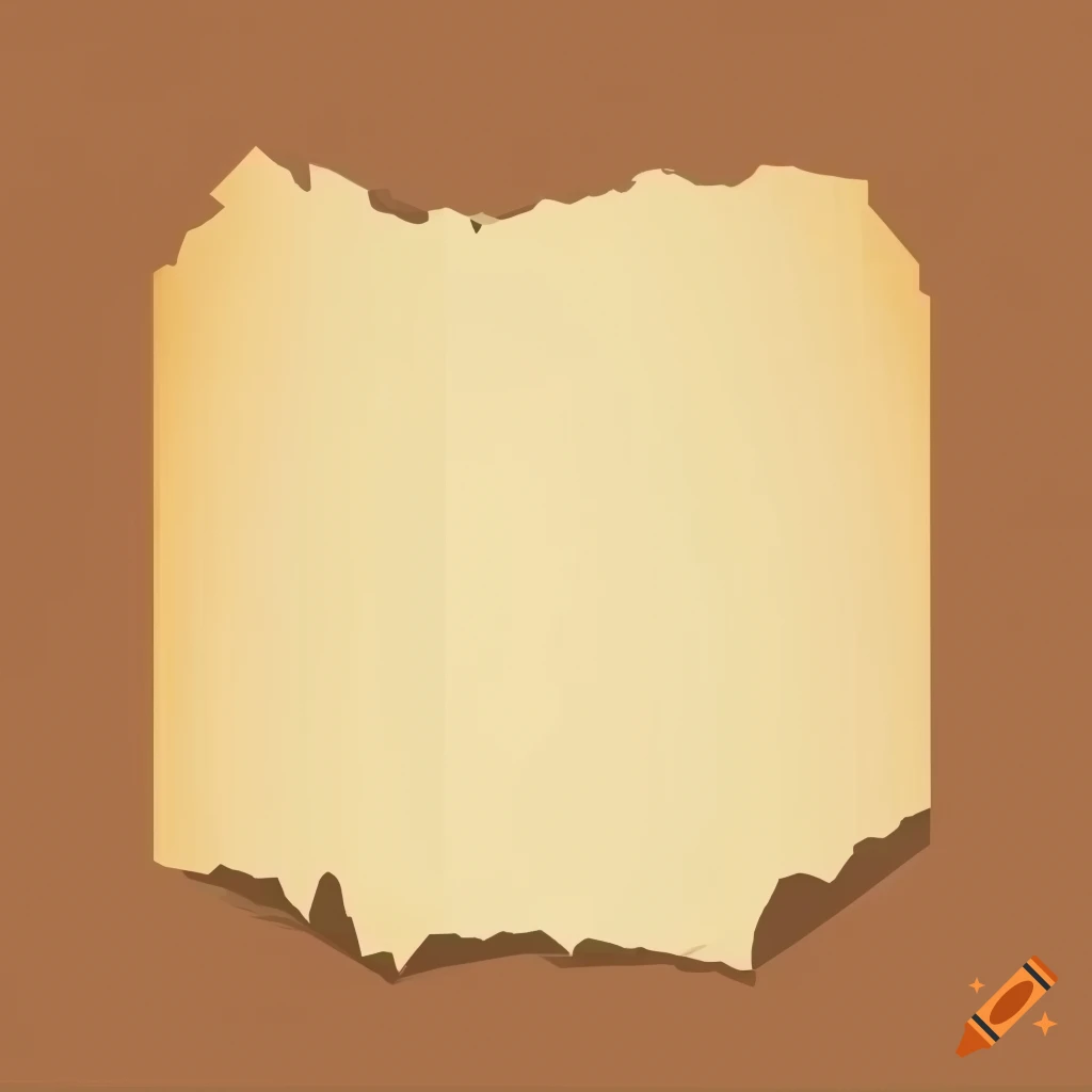 Isometric View Of An Old Paper Sheet On Craiyon