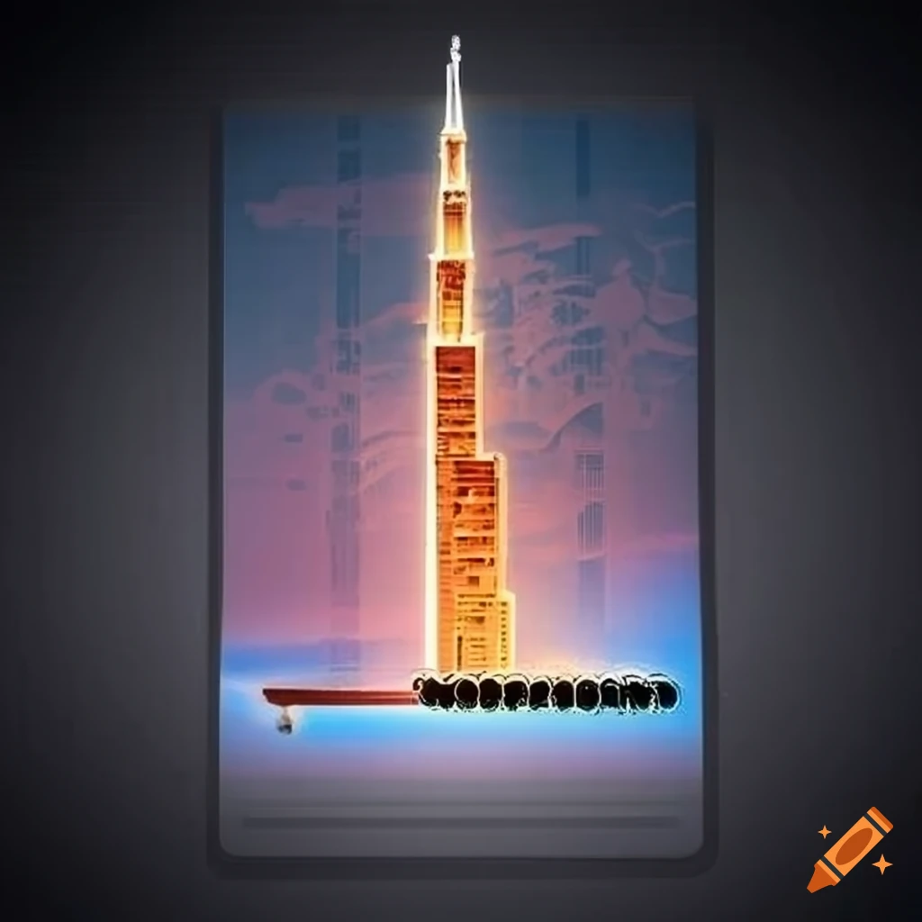 detailed Dubai sticker with outline