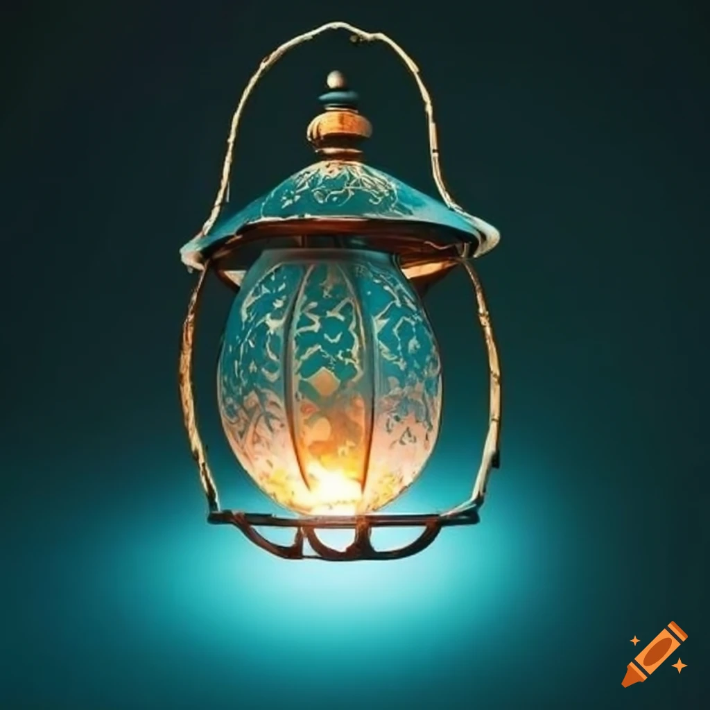 Lantern with cosmos inside on Craiyon