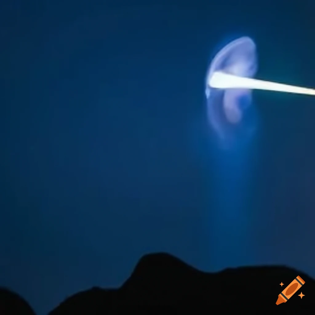 Image of a blue sea pearl soaring into the sky on Craiyon