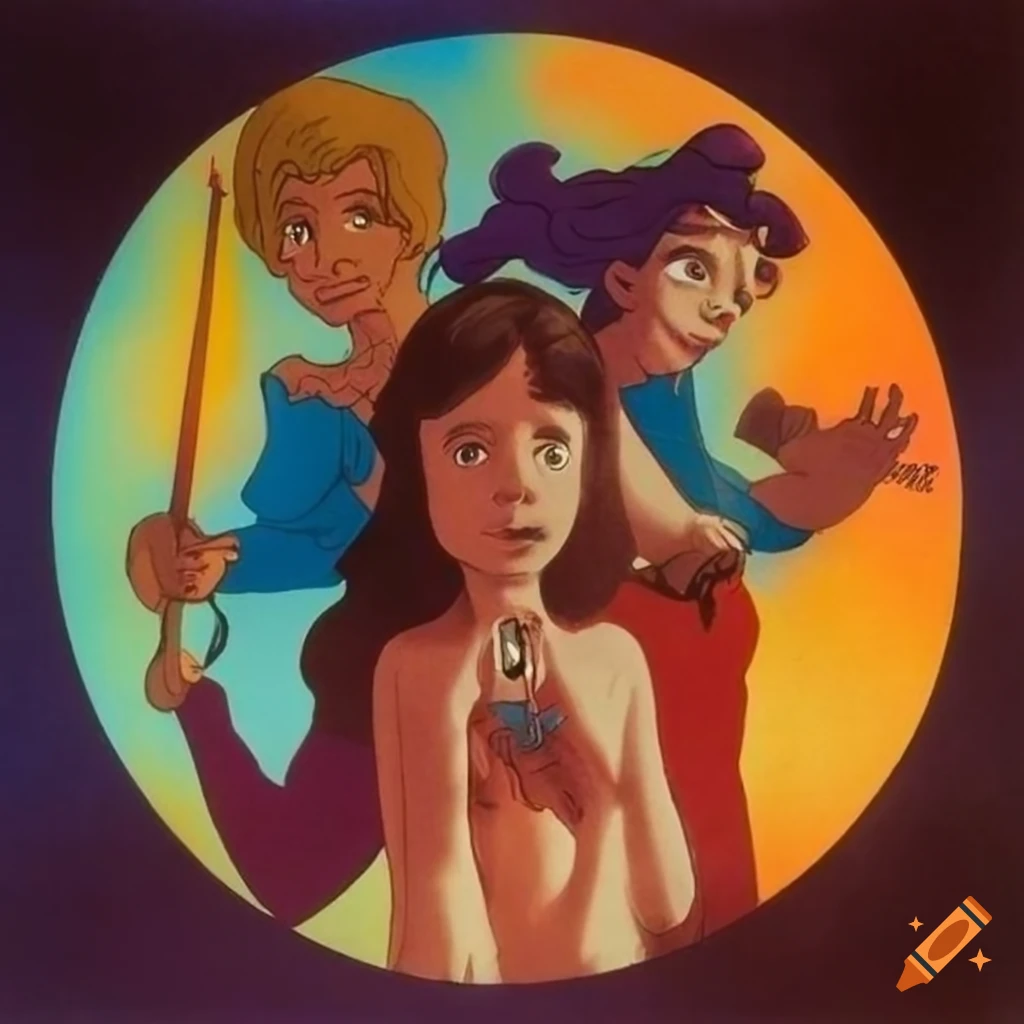 poster of an epic 1980s animation film titled 'Streaming Service'