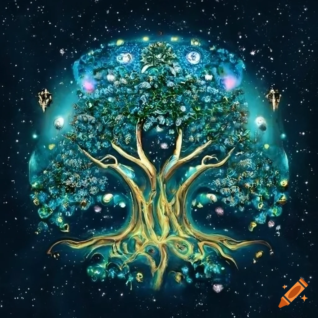 Artistic Depiction Of A Tree Of Life In The Universe On Craiyon