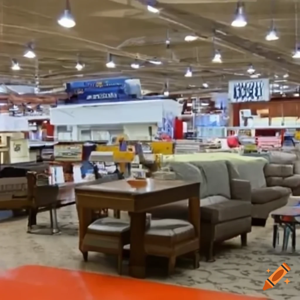 Interior of a hispanic furniture store