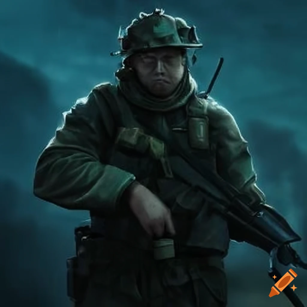 Image depicting a seasoned veteran honing their skills on Craiyon