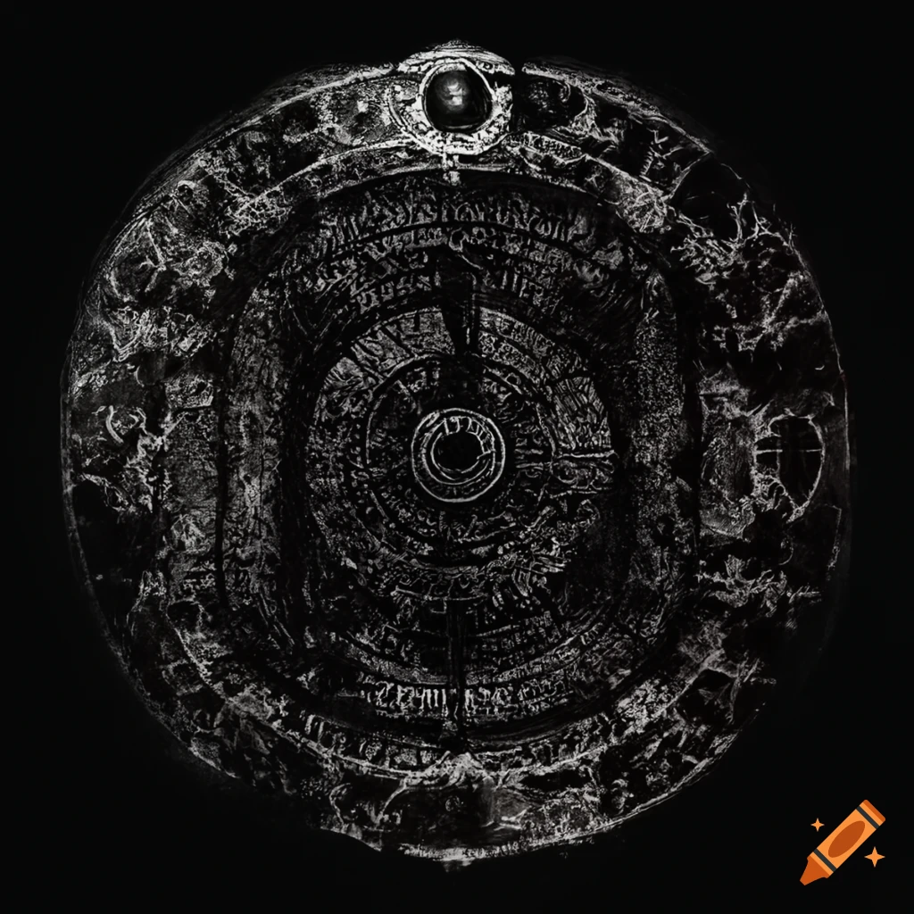 esoteric album cover for a metal band