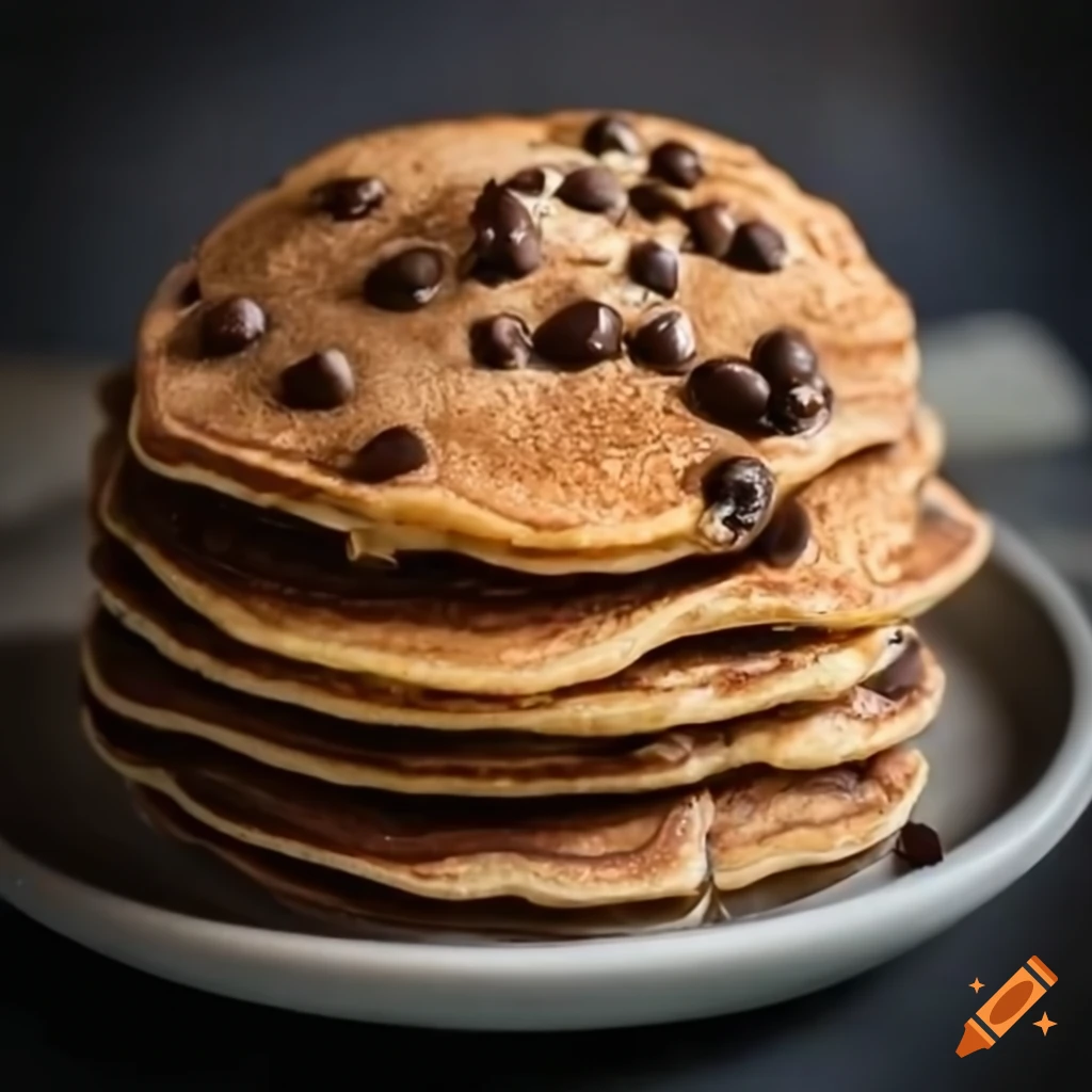 delicious chocolate chip pancakes