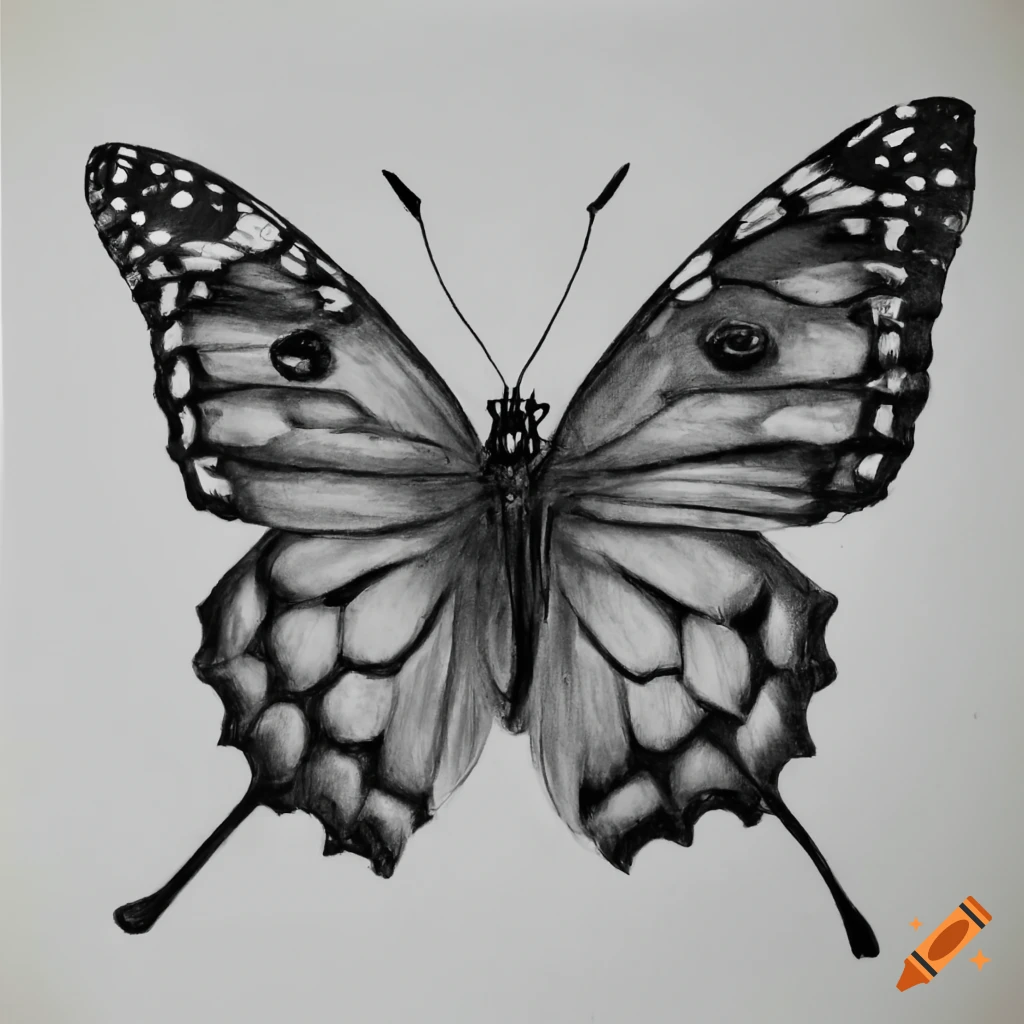 How to Draw a Butterfly in a Few Easy Steps | Easy Drawing Guides-vinhomehanoi.com.vn