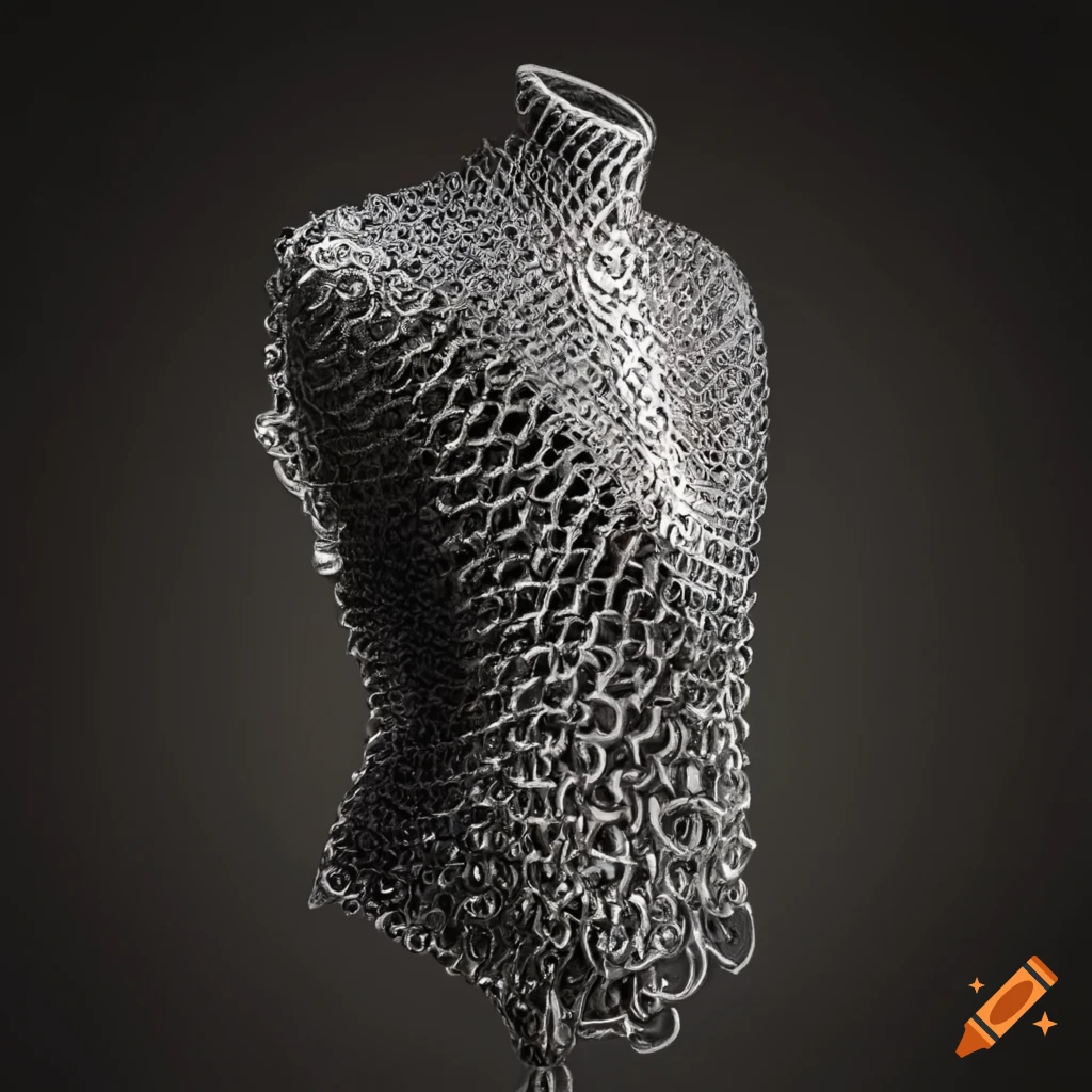 silver chainmail jacket