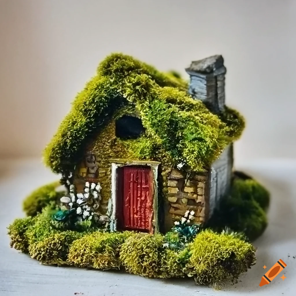 Fairnull 1 Bag Simulation Moss Vibrant Realistic Doll House Artificial Moss  Green Plants for Miniature Scenes DIY Projects 