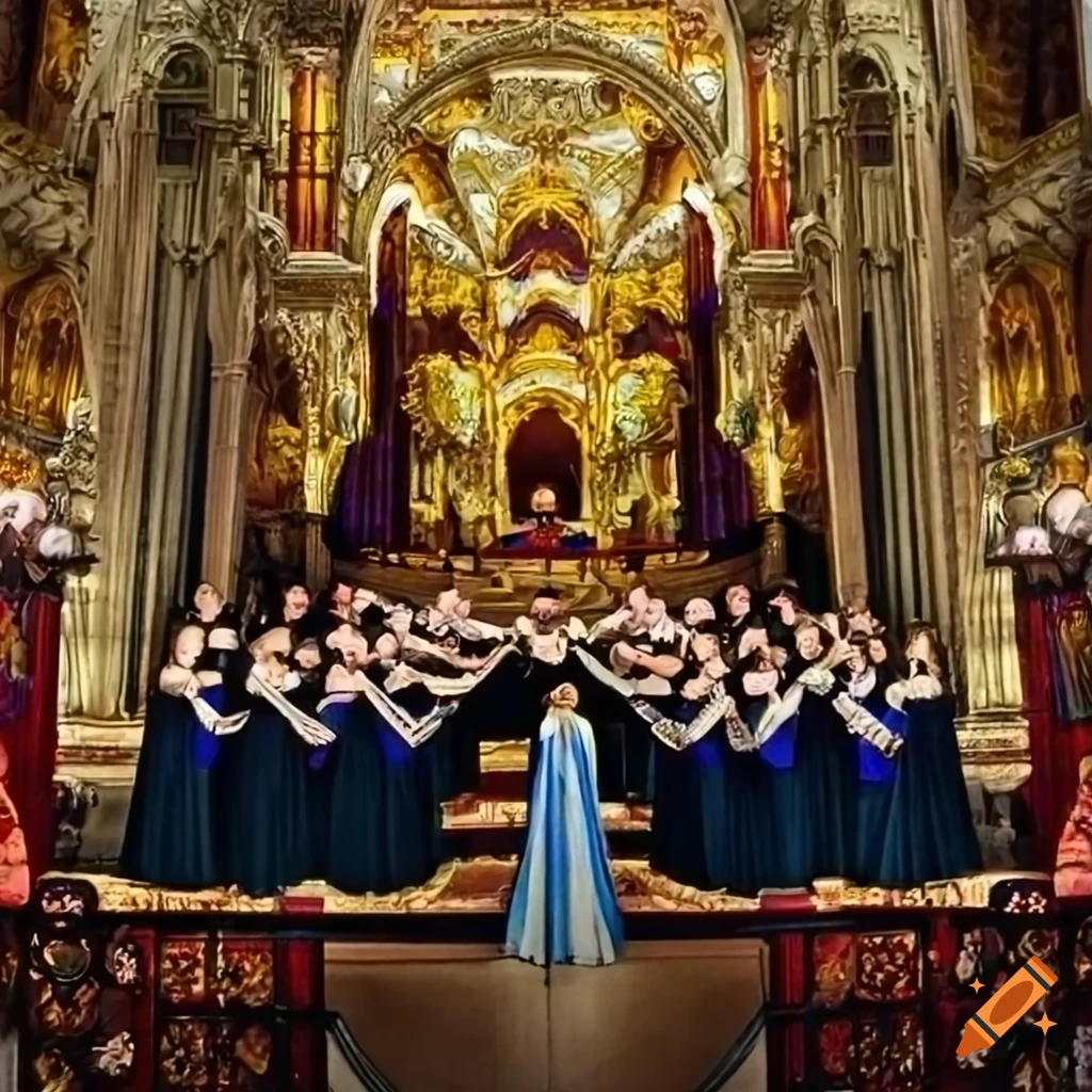 Icelandic choir performing at Palau de la Música Catalana
