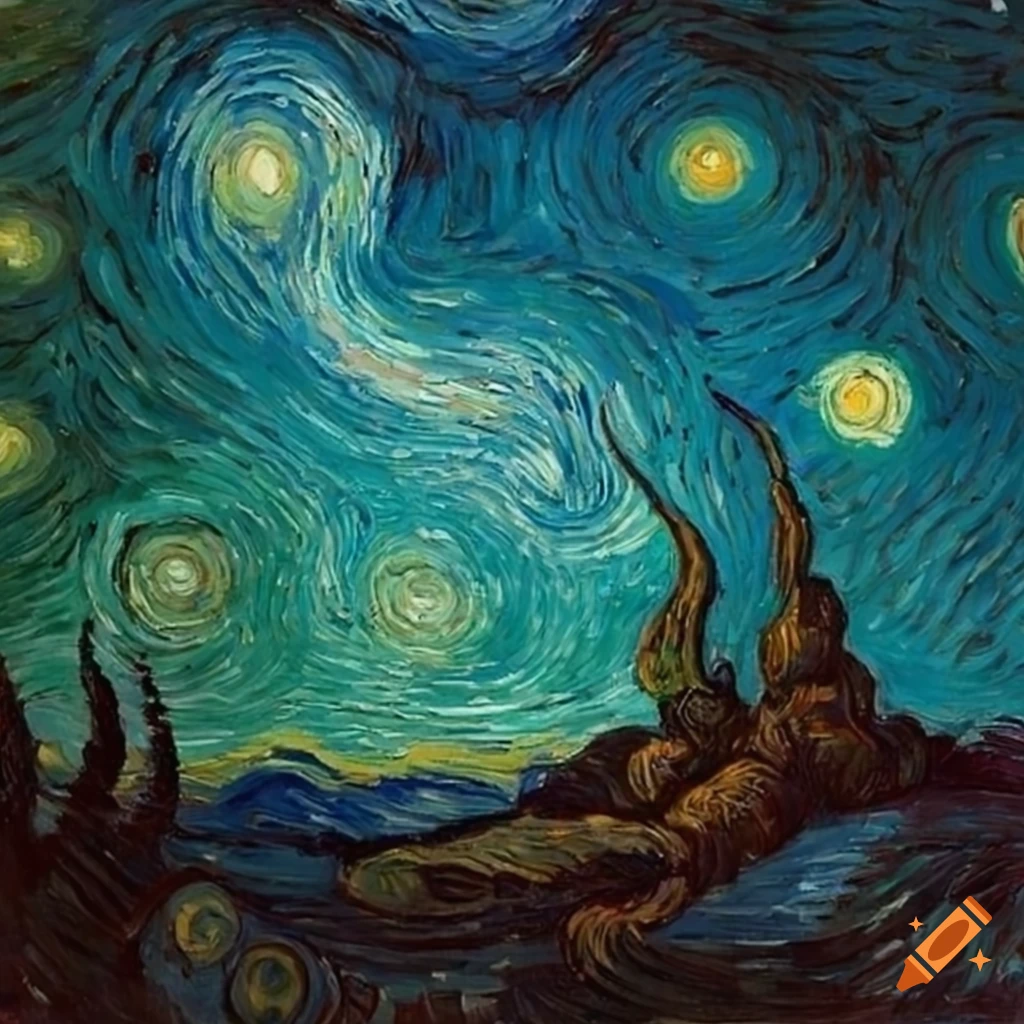 Van Gogh's Turbulent Mind Captured Turbulence : 13.7: Cosmos And