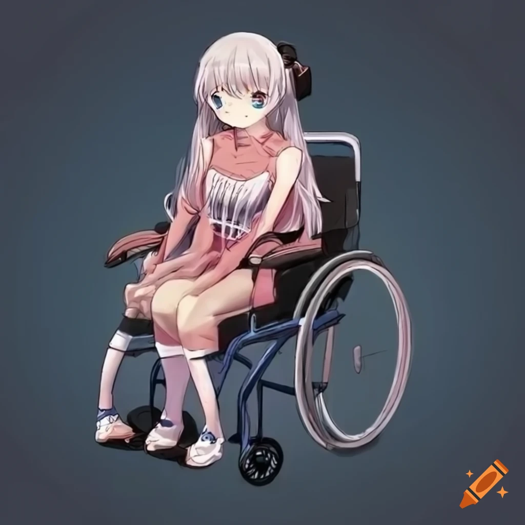 AIGC - anime young boy sitting comfortably on a wheelchai - Hayo AI tools