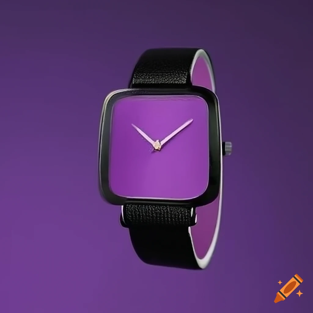 Purple square watch on Craiyon
