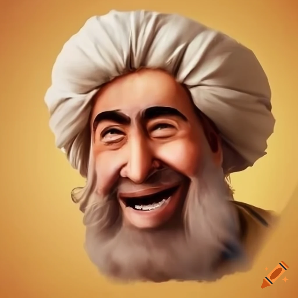 Smiling mullah in ancient persia on Craiyon