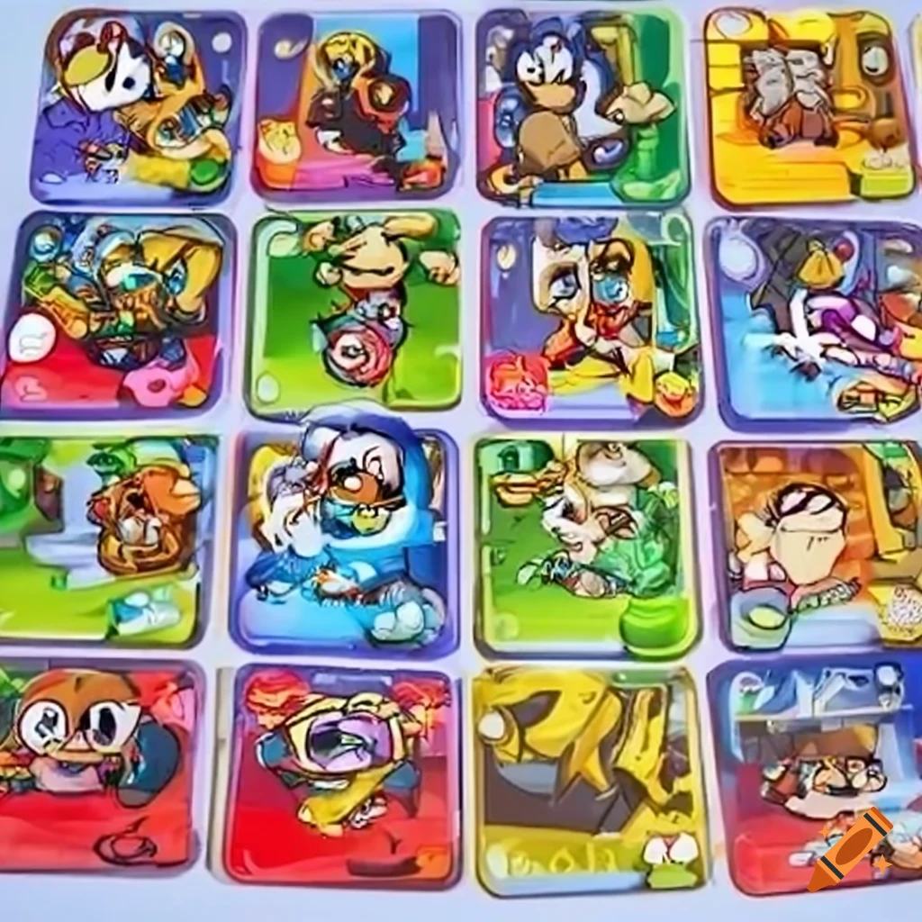 trading cards of Bloons TD 6 characters
