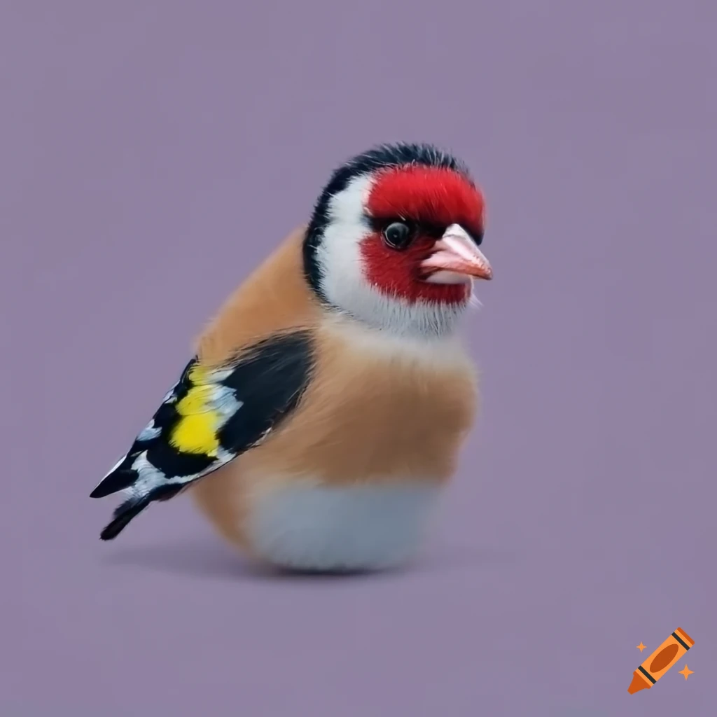 beautiful goldfinch with vibrant colors