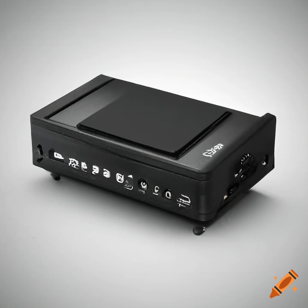 Photo of a mini car amplifier on Craiyon