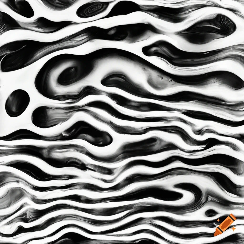 grainy textured black and white abstract art